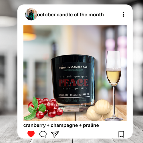 Candle Of The Month Noir Lux Candle Co.
