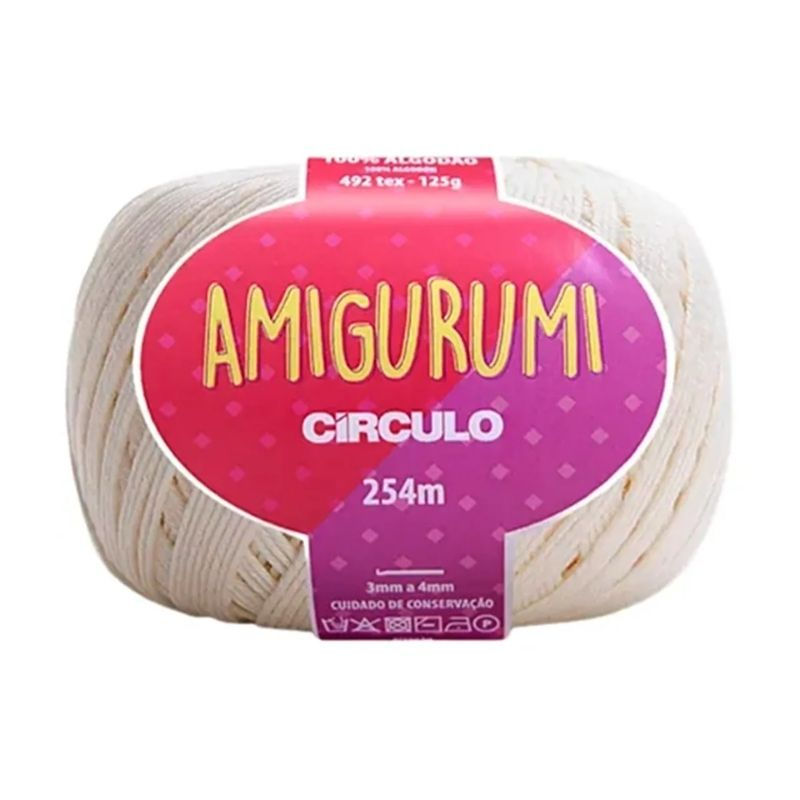 LINHA AMIGURUMI CÍRCULO 254M COR 8176
