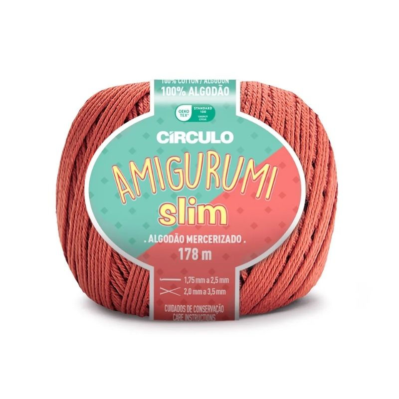 LINHA AMIGURUMI SLIM CÍRCULO 178M COR 4095
