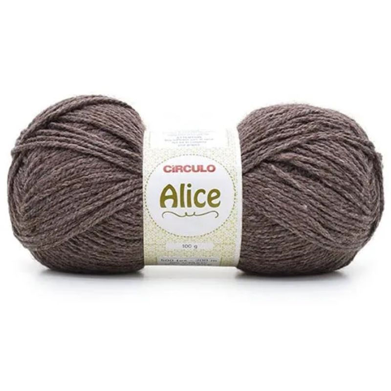 LÃ ALICE CÍRCULO 100G 681 LENHA