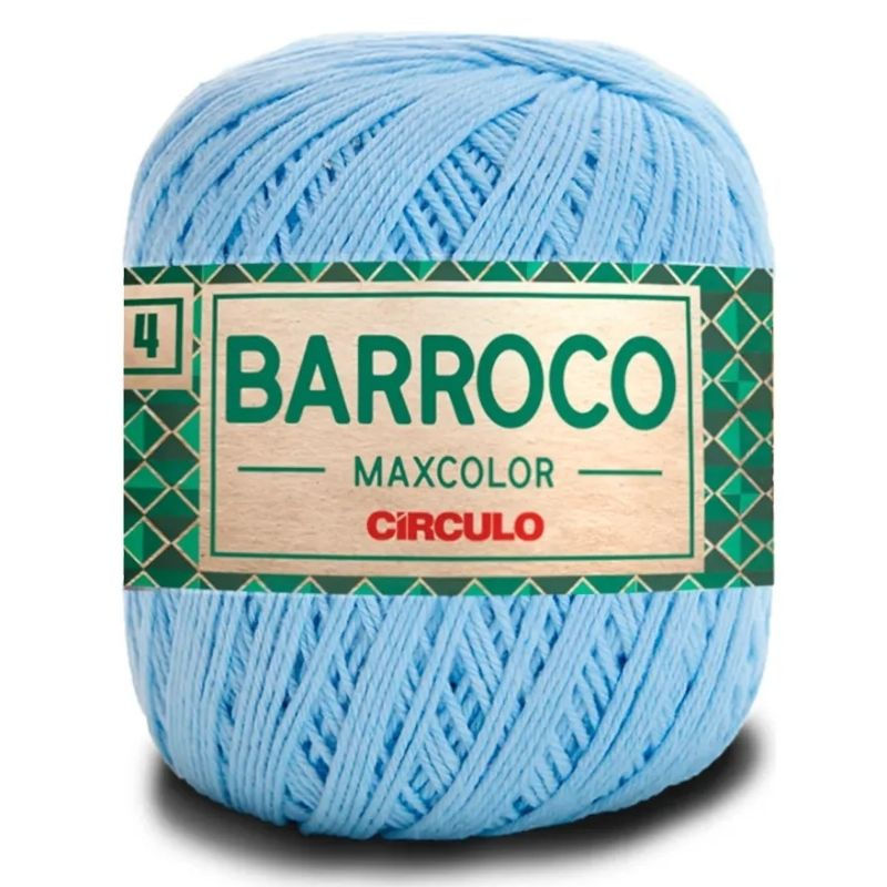 BARBANTE BARROCO MAXCOLOR Nº4 200G 2012 AZUL CANDY