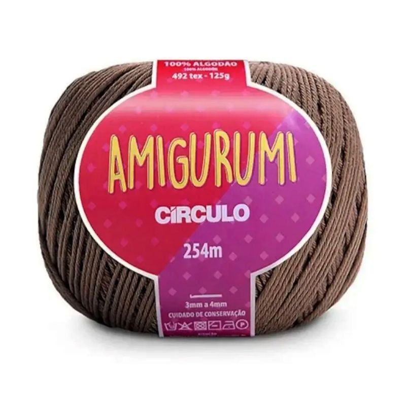 LINHA AMIGURUMI CÍRCULO 254M COR 7603