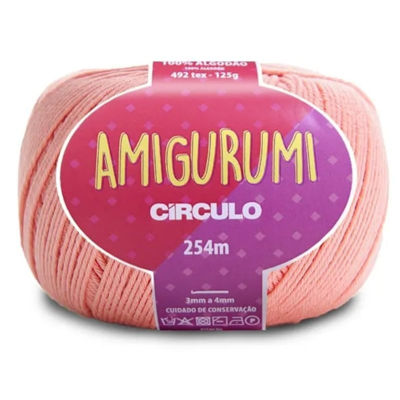 LINHA AMIGURUMI CÍRCULO 254M COR 4224