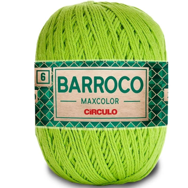 BARBANTE BARROCO MAXCOLOR Nº6 400G 5203 GREENERY