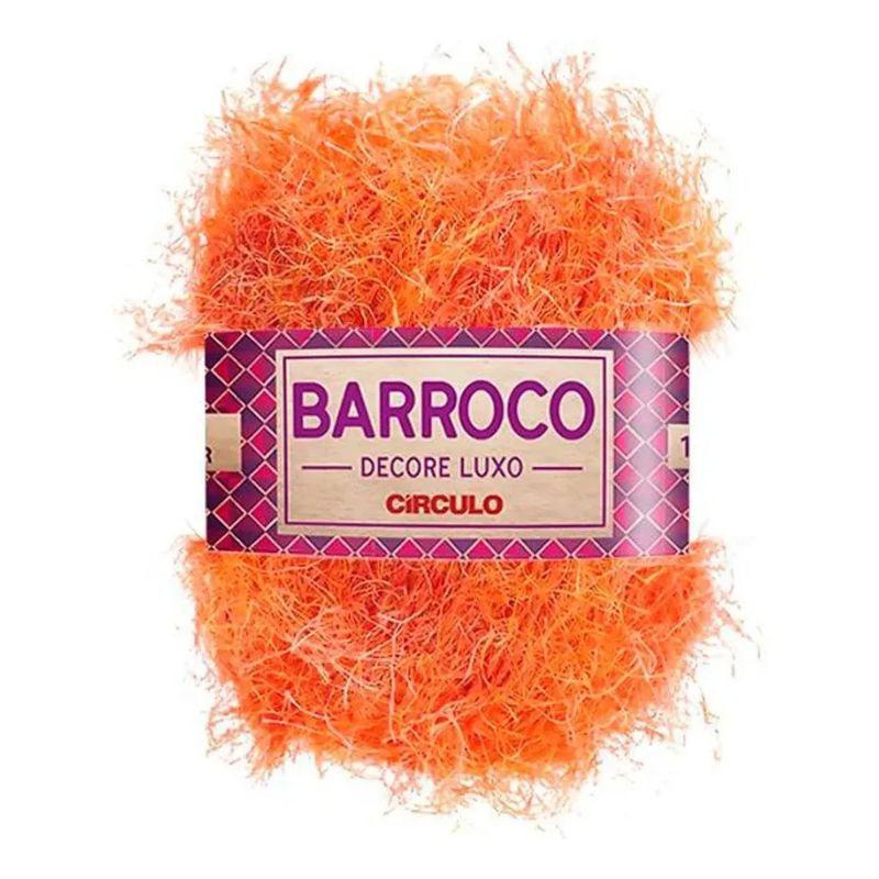 BARBANTE BARROCO DECORE LUXO 280G 445 ABÓBORA