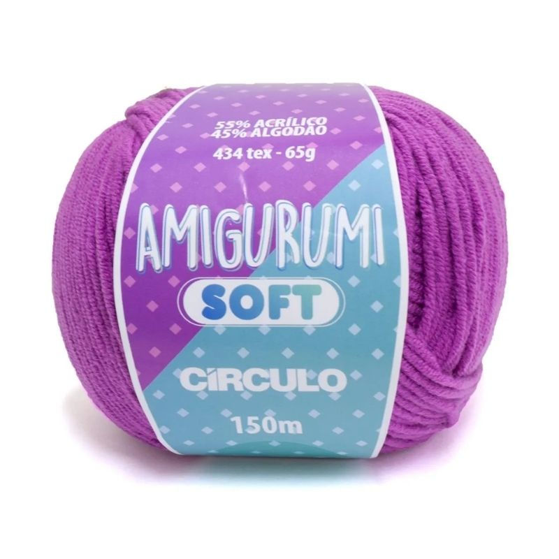LINHA AMIGURUMI SOFT CÍRCULO 150M COR 6614