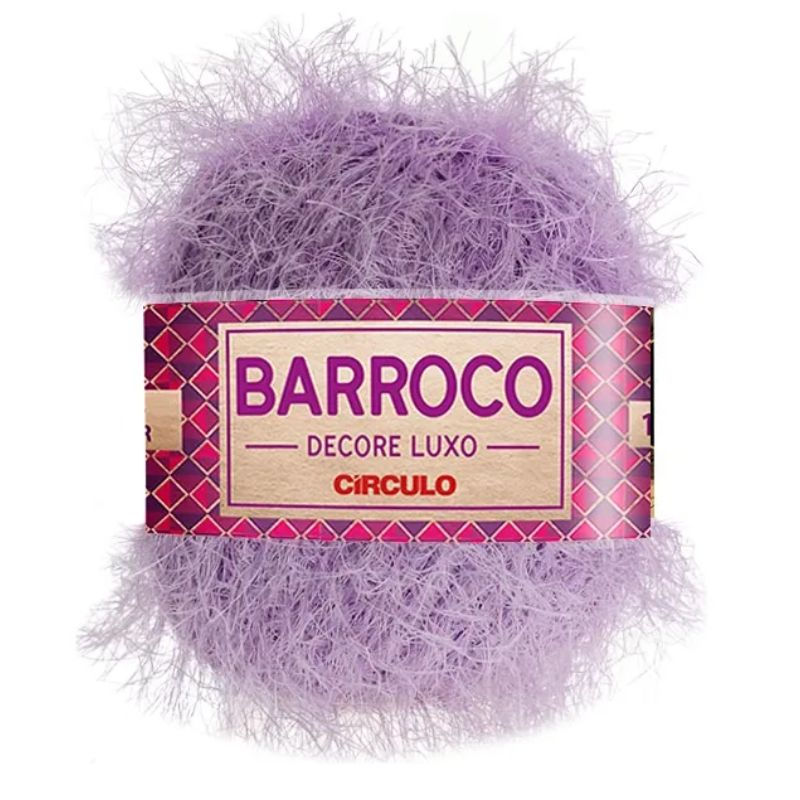 BARBANTE BARROCO DECORE LUXO 280G 6006 LILÁS CANDY