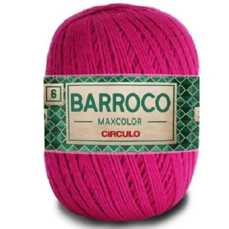 BARBANTE BARROCO MAXCOLOR Nº6 400G 6133 PINK