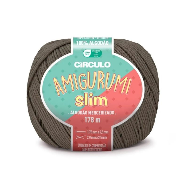 LINHA AMIGURUMI SLIM CÍRCULO 178M COR 7066