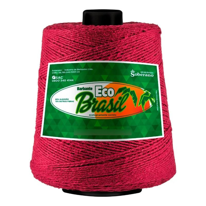 BARBANTE ECO BRASIL N 8 1KG 09 VERMELHO