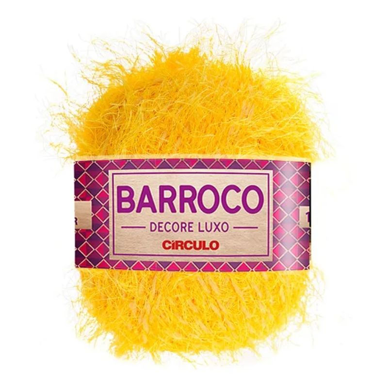 BARBANTE BARROCO DECORE LUXO 280G 111 CANÁRIO