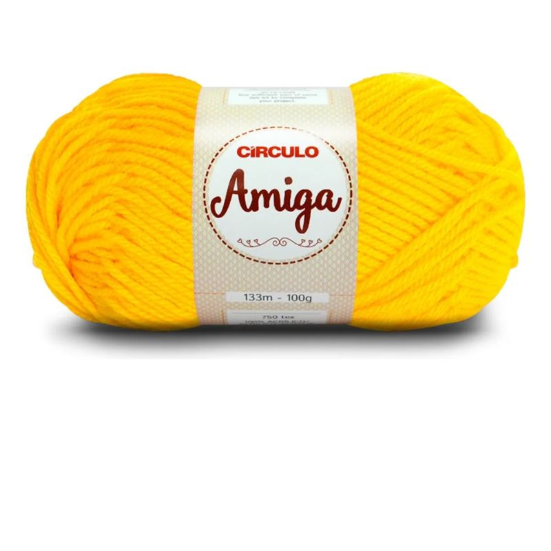 LÃ AMIGA CÍRCULO 100G 289 CANÁRIO