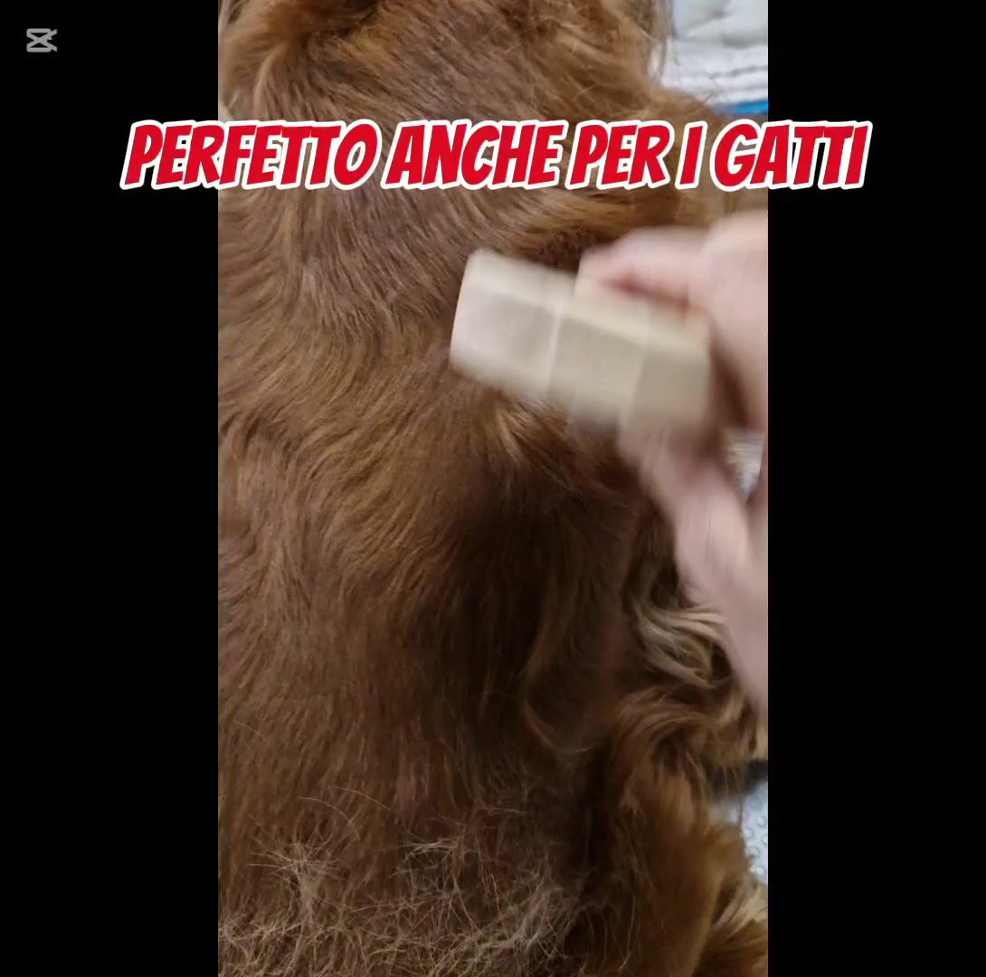 video di come funziona il guapo, attrezzo in legno, slanatore, guapo, elimina sottopelo, niente pelo in casa