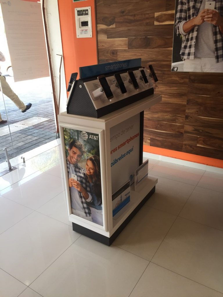 Small shop phone display