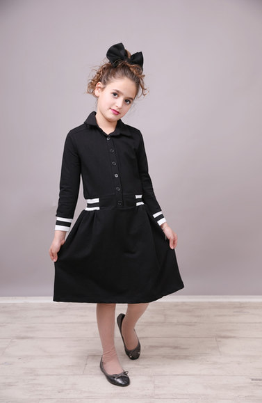 שמלה שחר malaya | מאליה אופנת ילדים