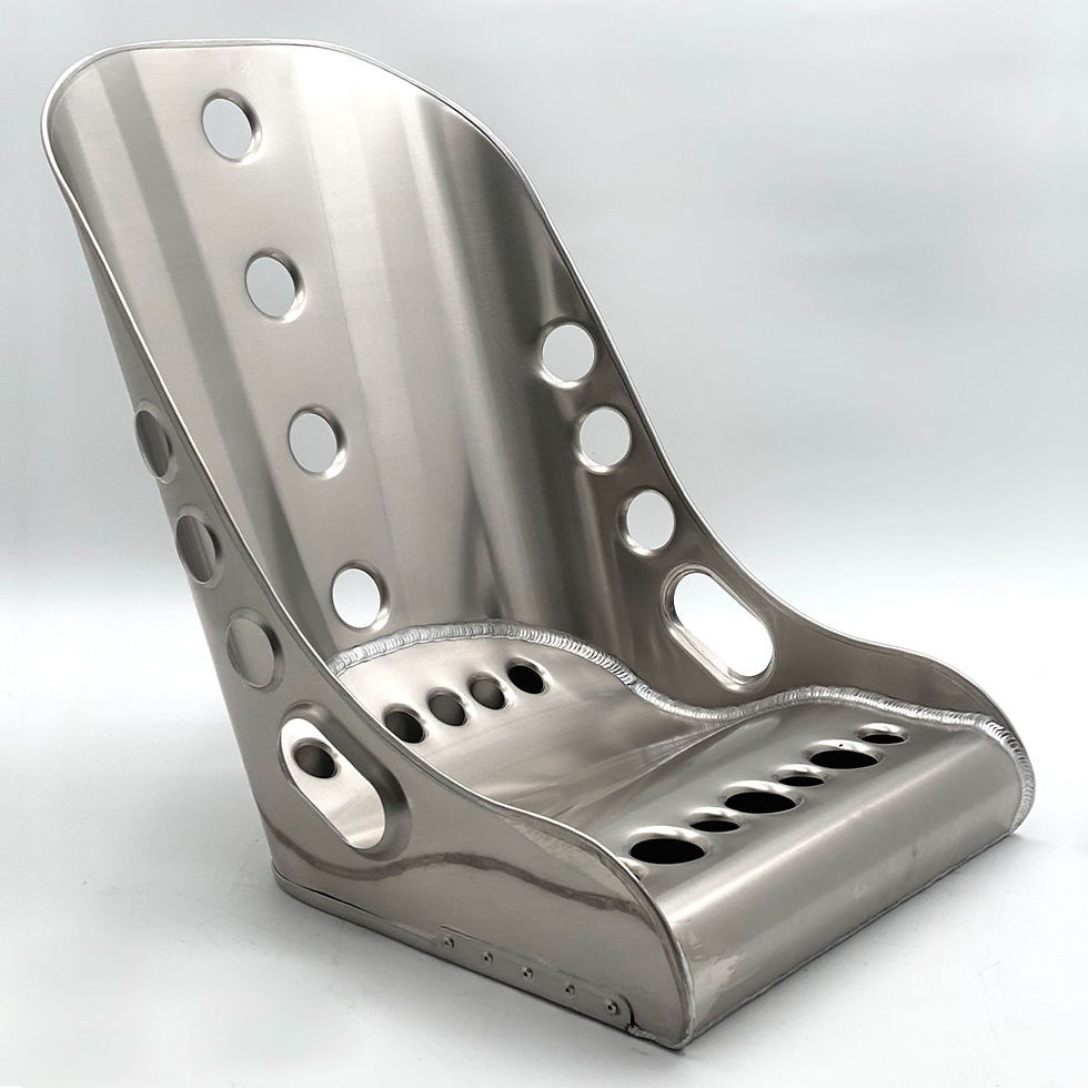 Thumbnail: Low Top Bomber Aluminium Car Seat - Short Sides