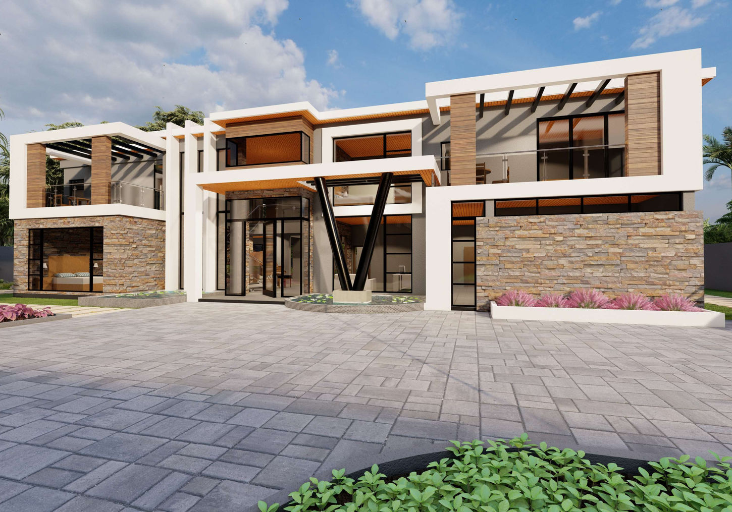 Muviton Design, Modern home design, contemporary architecture, house plan and design.