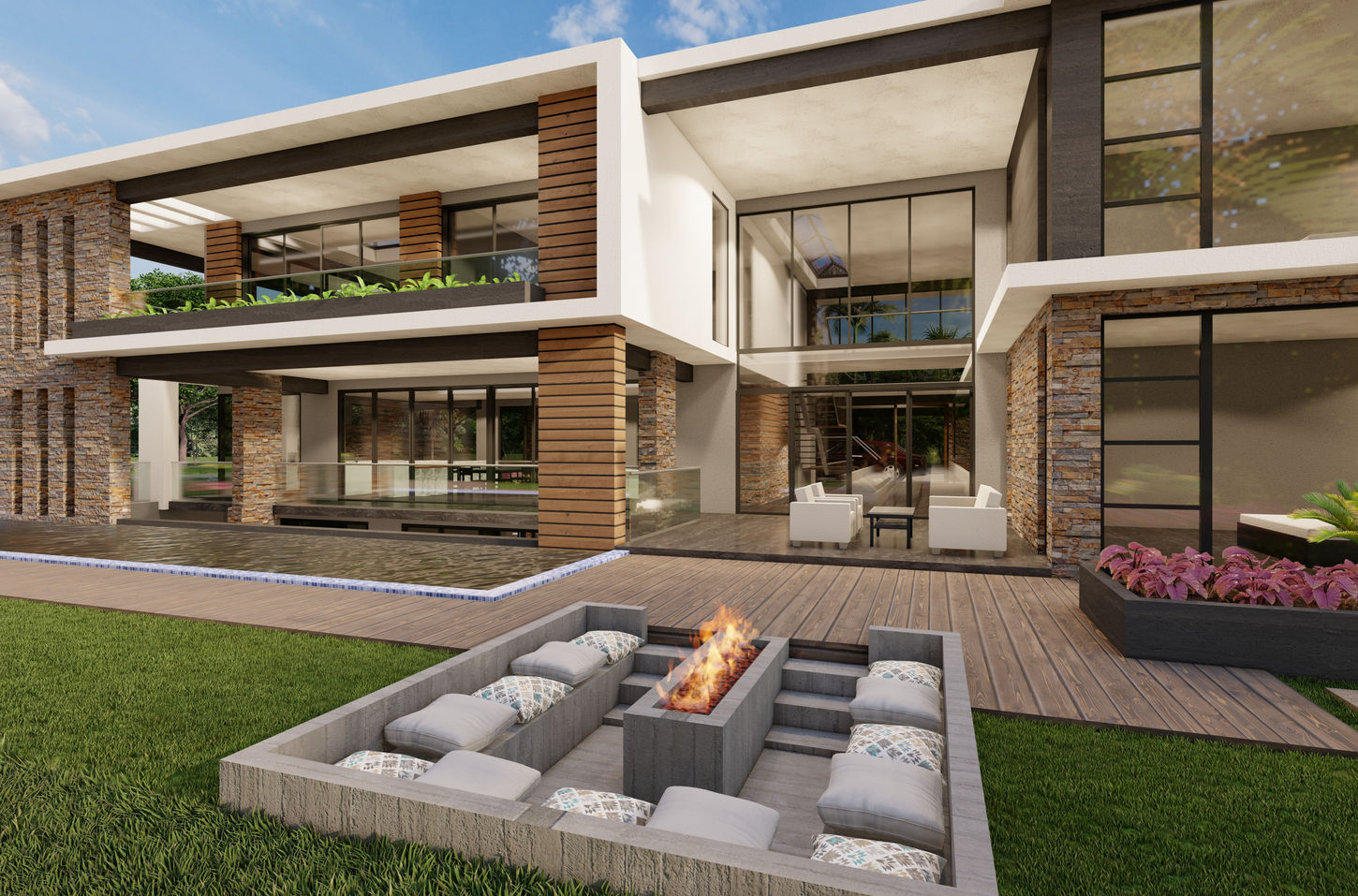 Muviton Design, Modern home design, contemporary architecture, house plan and design.
