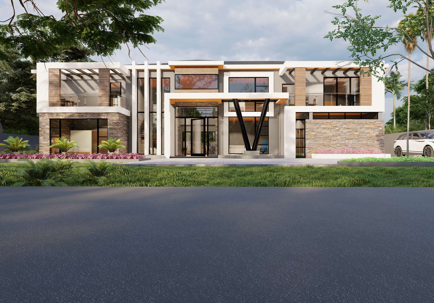 Muviton Design, Modern home design, contemporary architecture, house plan and design.