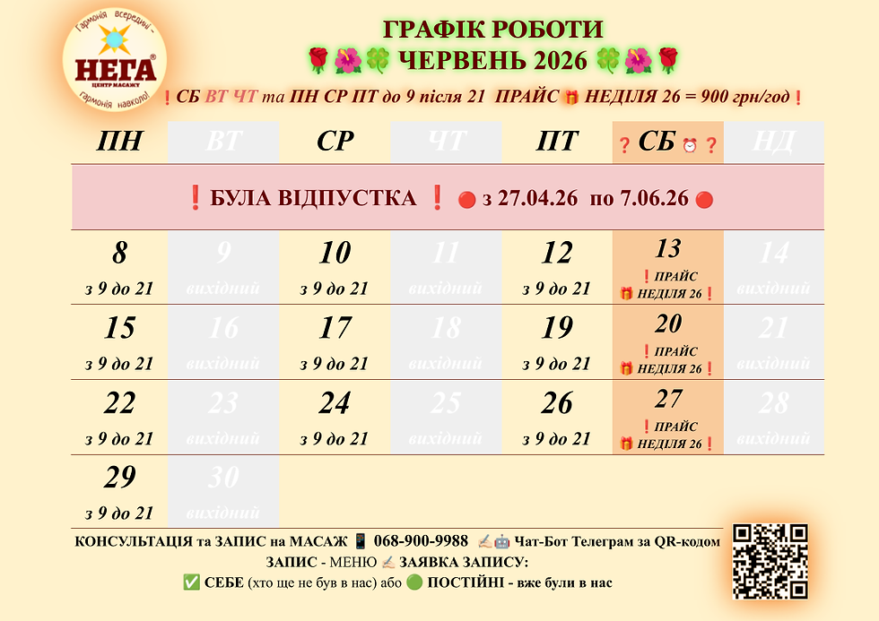 ГРАФІК ЧЕРВЕНЬ 26