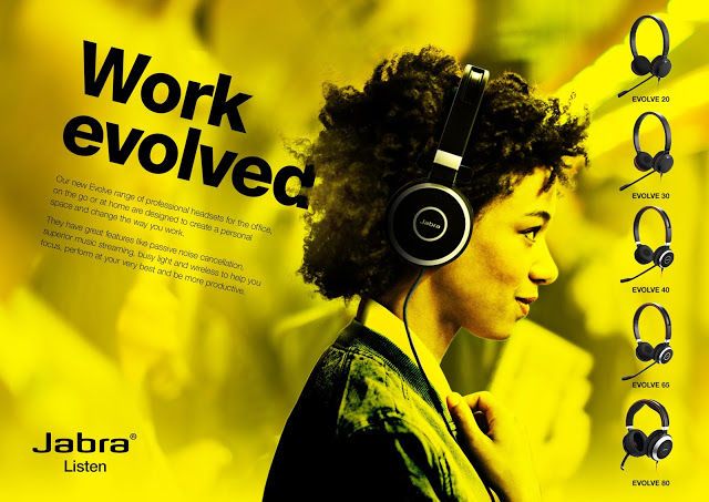 Jabra brand product ad