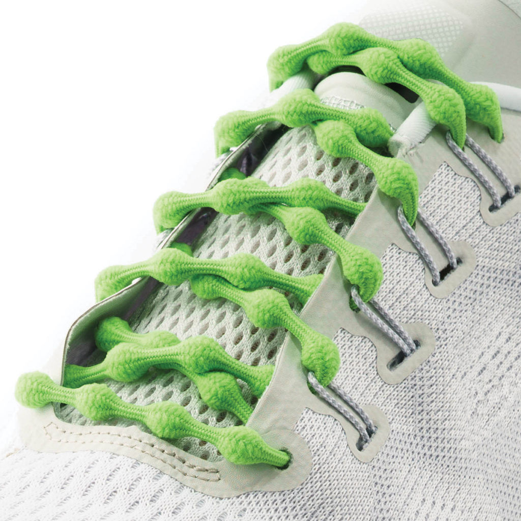 CATERPY RUN NO-TIE LACES | GREENS - BLUES