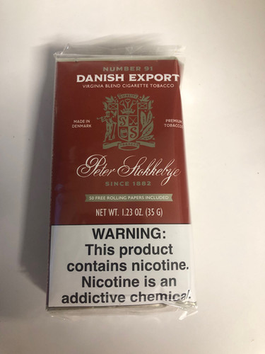 Danish export cigarette tobacco