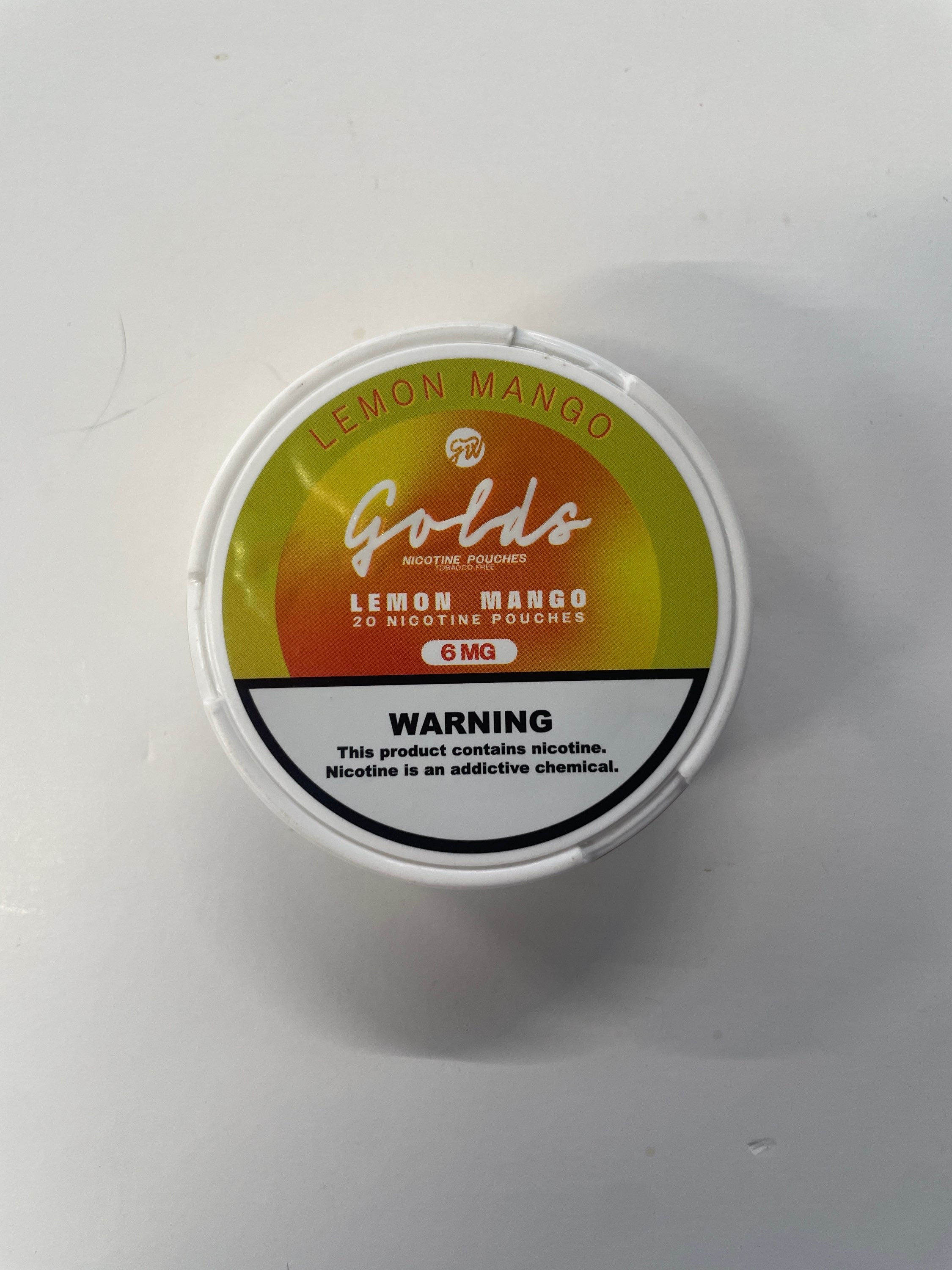 Golds Lemon Mango 6MG Nicotine Pouches