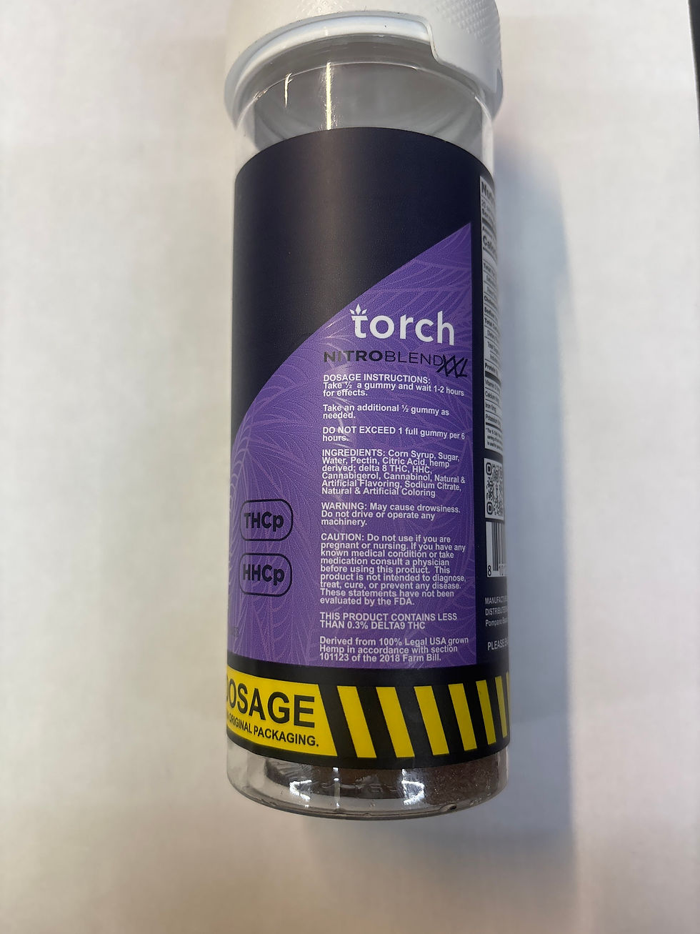 Thumbnail: Torch Nitro Blend XXL 350mg Gummies Cotton Candy Grape
