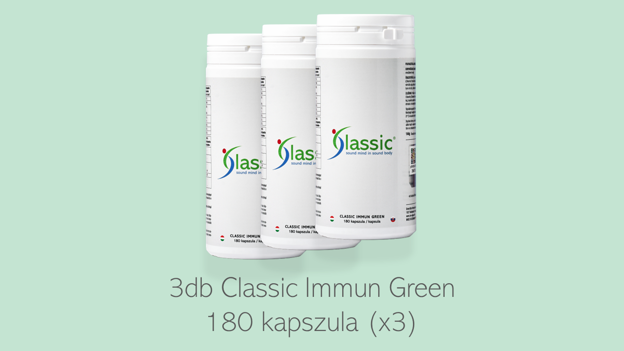 3 buc Classic Immun Green