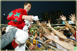 MAKING A SONG AND DANCE ABOUT WINNER 1800 IN HONG KONG FOR DOUGLAS WHYTE