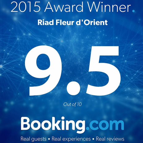 Booking.com Riad Award Winner 2015