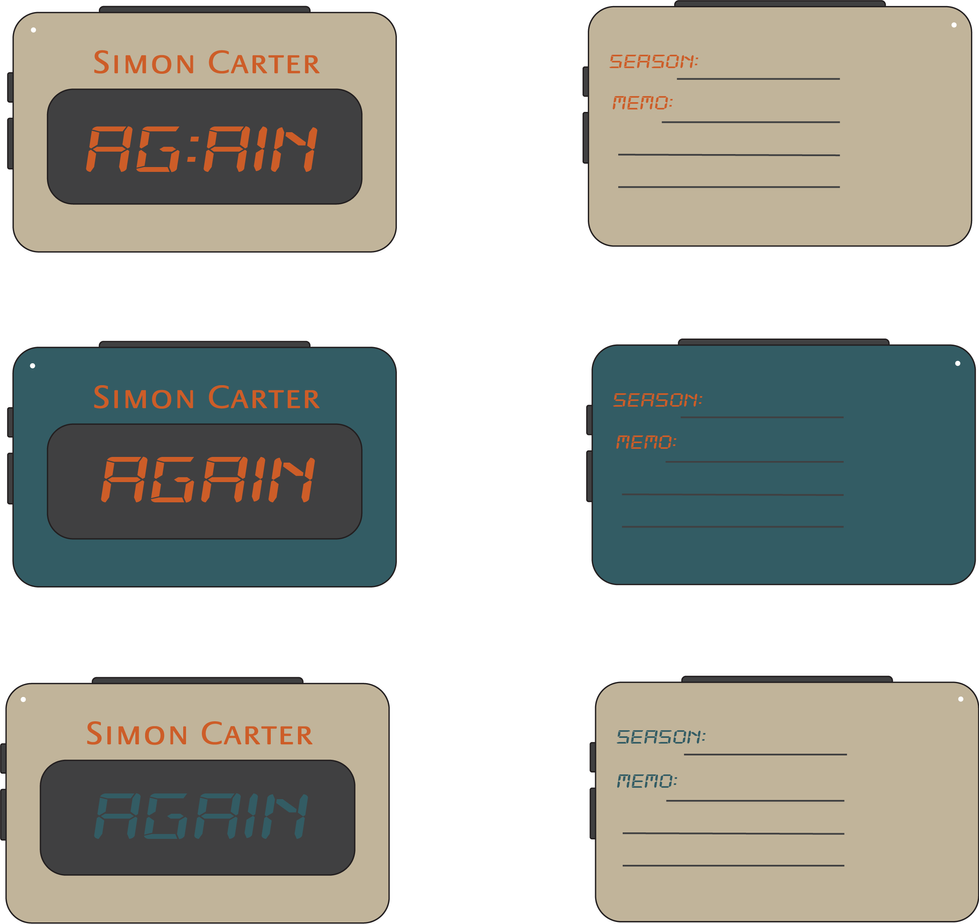 Alarm Clock Hang Tag Design