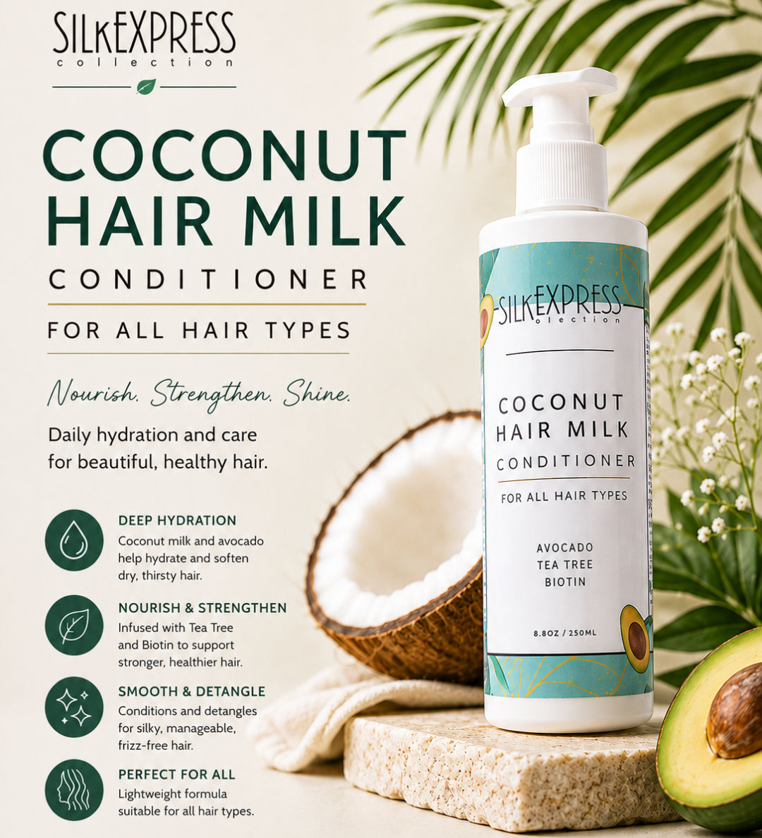 Revitalisant au lait de coco