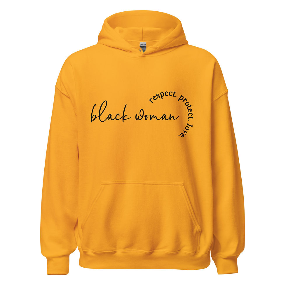 Thumbnail: Black Woman Unisex Hoodie
