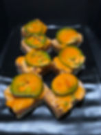 Spicy Salmon Oshi Sushi