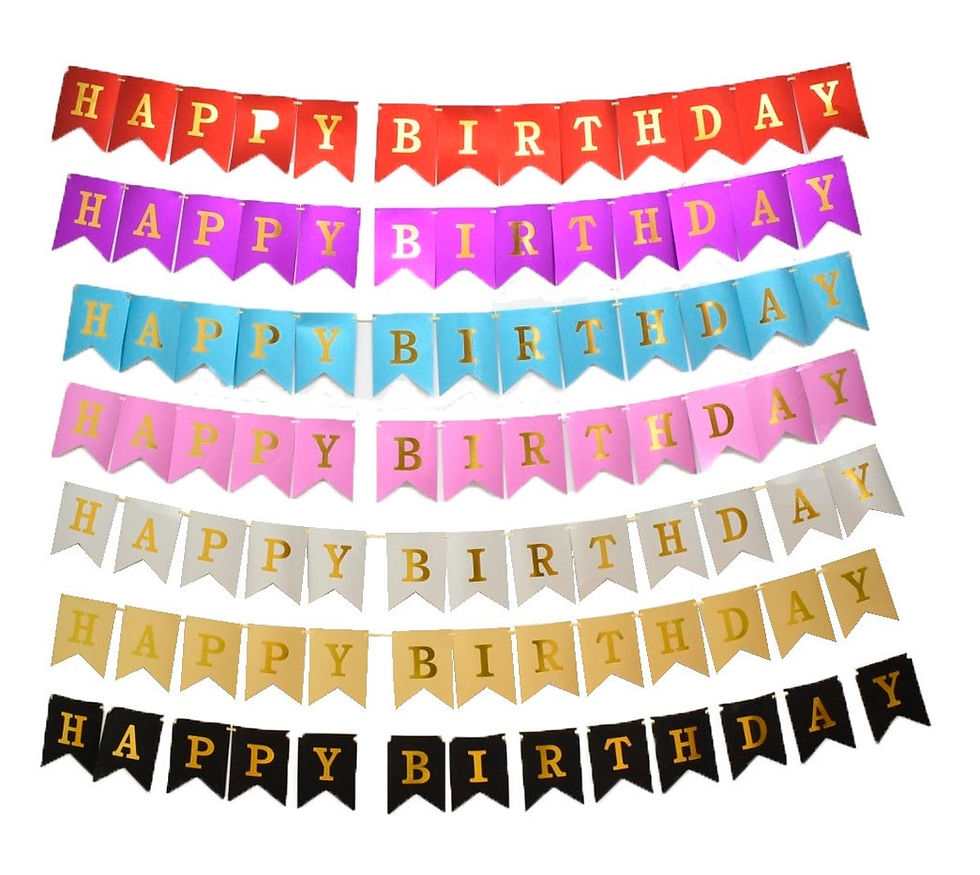 MA-156 BDAY FLAG L (7 COLORES)