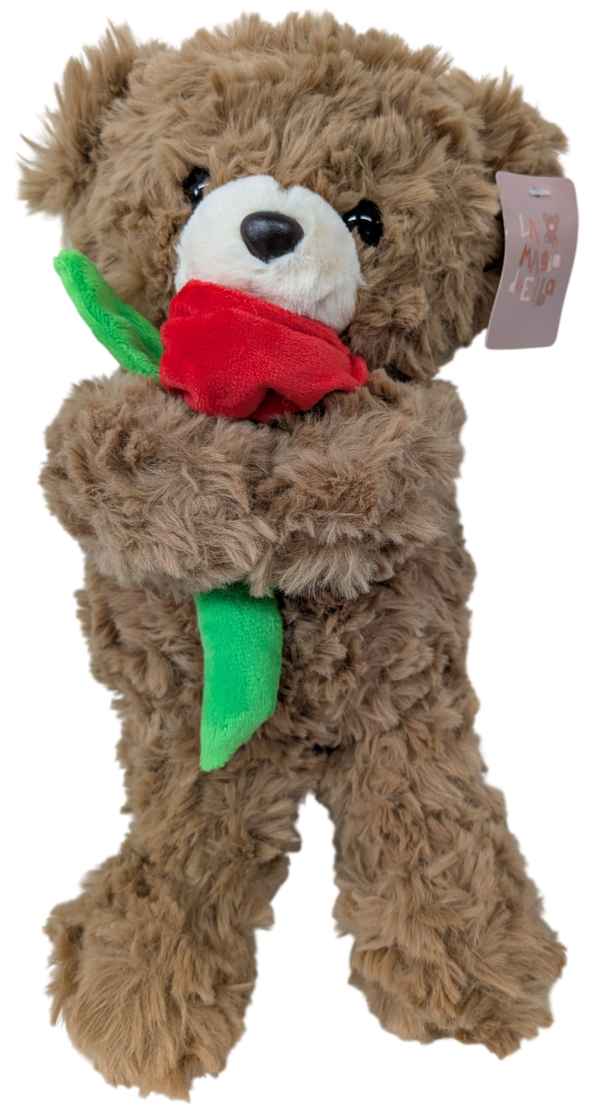 OS246 Teddy Café Con Rosa - 30 cm