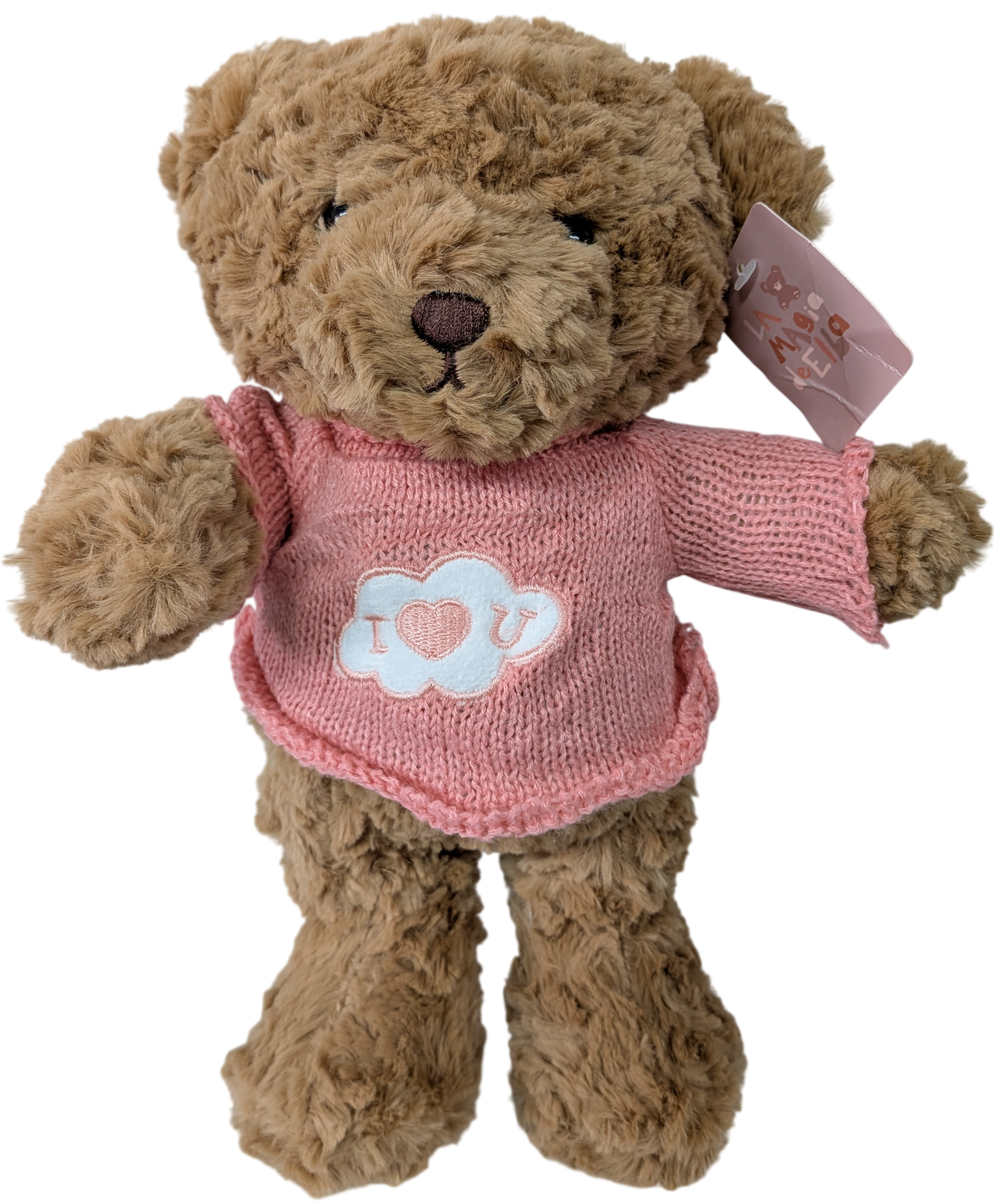 OS256 Teddy Café Con Rosa - 30 cm
