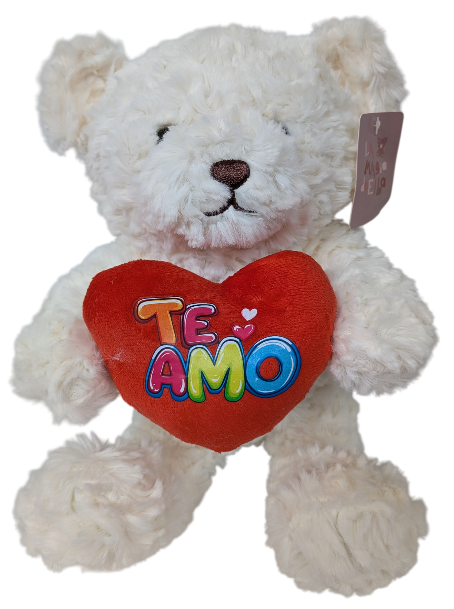 OS252 Oso Con Corazon Blanco - 30 cm