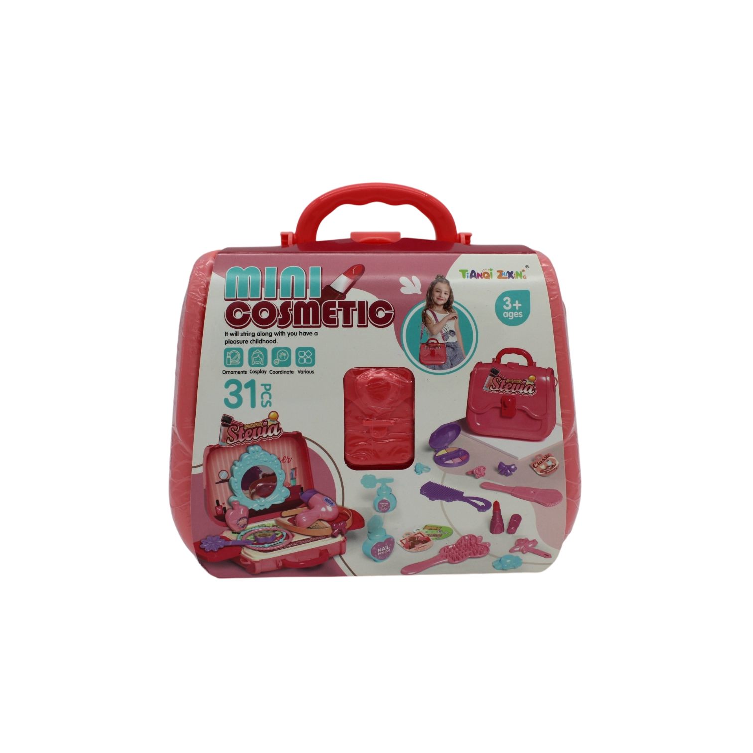 NIMA02  MALETÍN ROSA BELLEZA