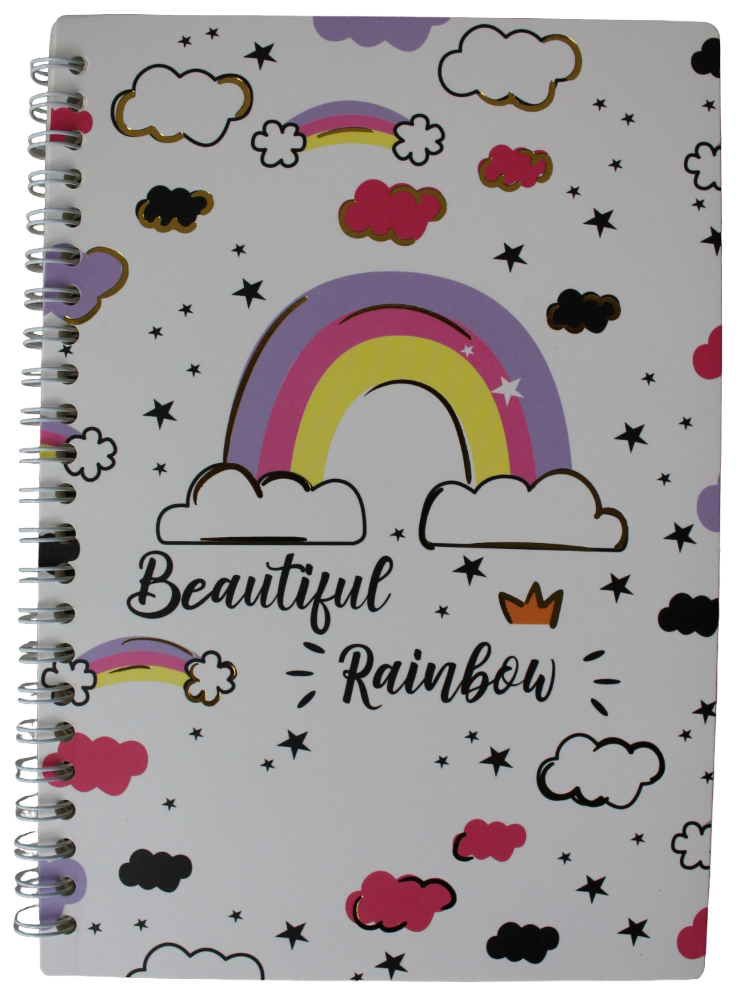 Miniatura: NK-014 NOTEBOOK BEAUTY RAINBOW