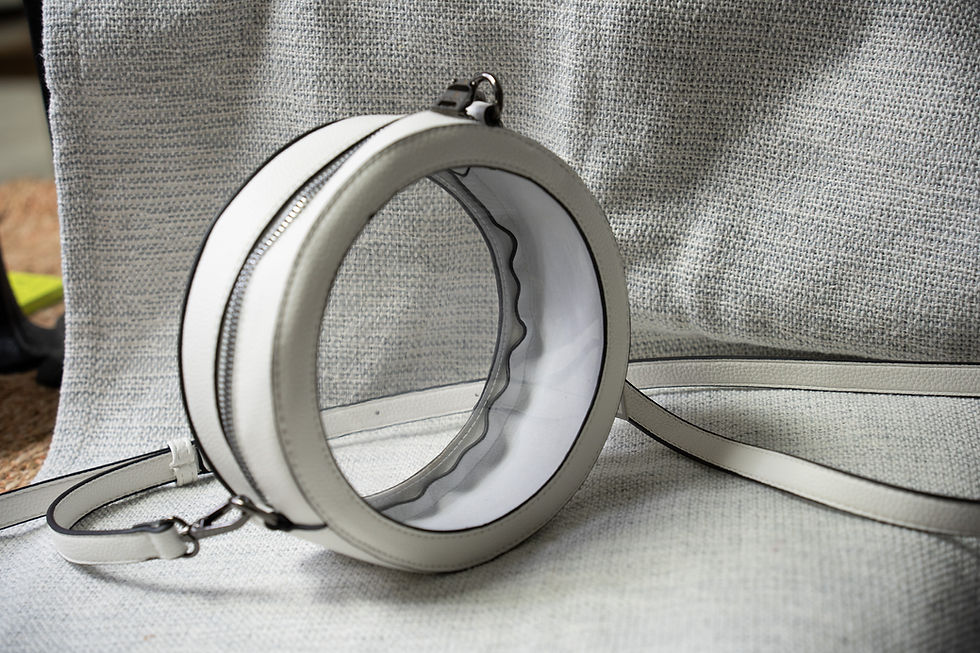 Thumbnail: Clear Circular Crossbody w/ Inner Pouch