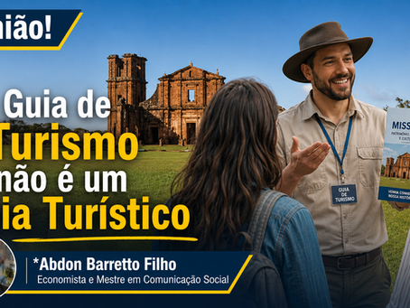 Guia de Turismo não é um Guia Turístico