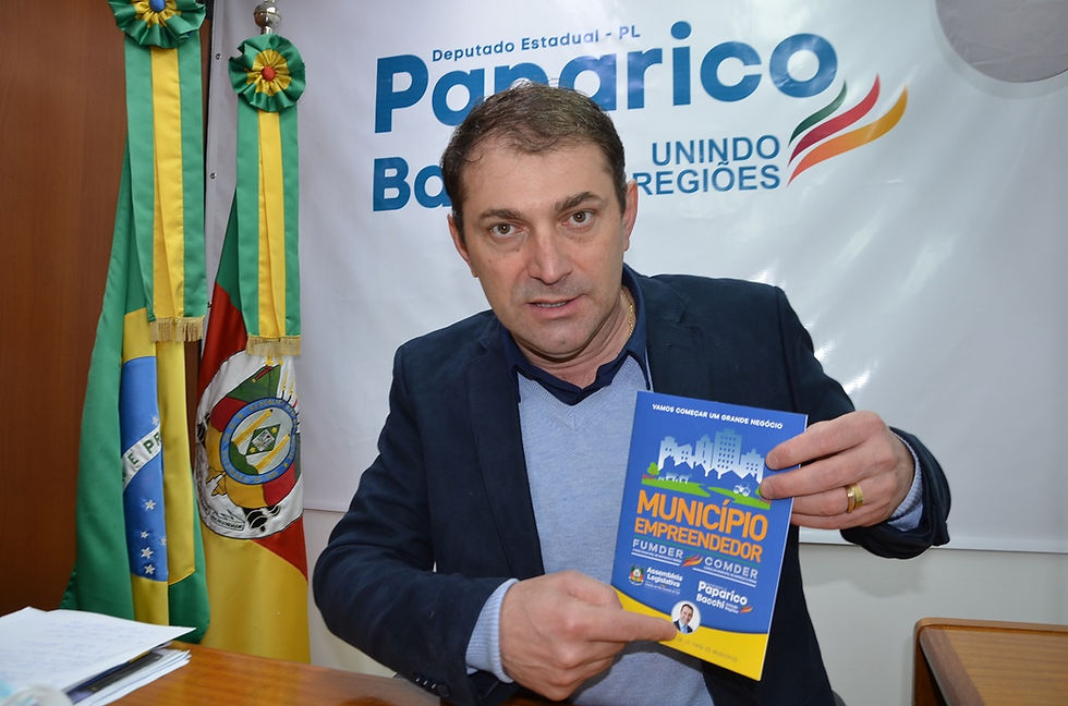 Proposta do líder da bancada do Partido Liberal na Assembleia Legislativa (FOTO) visa fomentar a geração de emprego e renda nas áreas da indústria, comércio, prestação de serviços e incremento das atividades produtivas no meio rural dos municípios gaúchos.