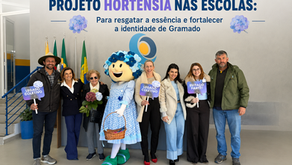 Projeto Hortênsia inicia ações nas escolas para resgatar a essência e fortalecer a identidade de Gramado
