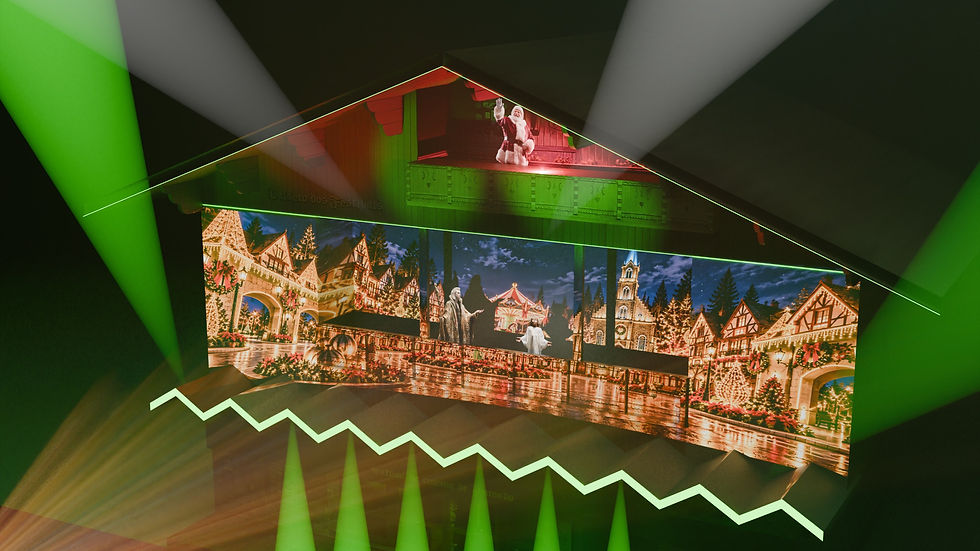 Palácio dos Festivais vira palco do espetáculo “O Despertar das Luzes”, o novo Acendimento do Natal Luz