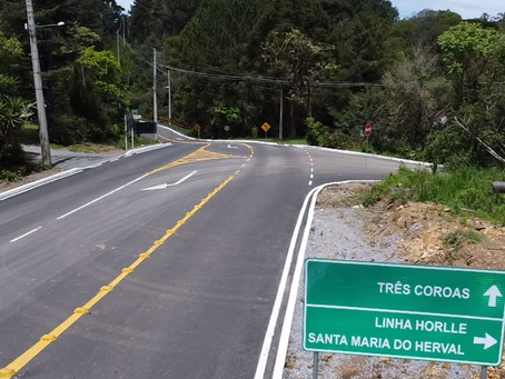 Inaugurada pavimentação da Serra Grande que liga Gramado a Três Coroas