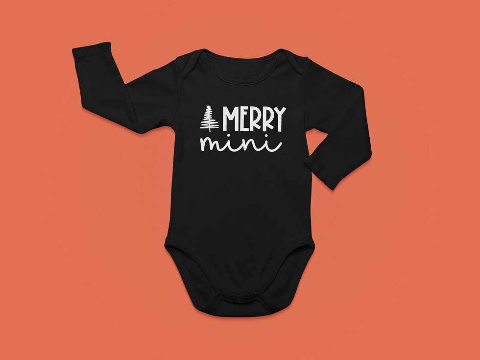 Merry Mini Long Sleeve Onesie