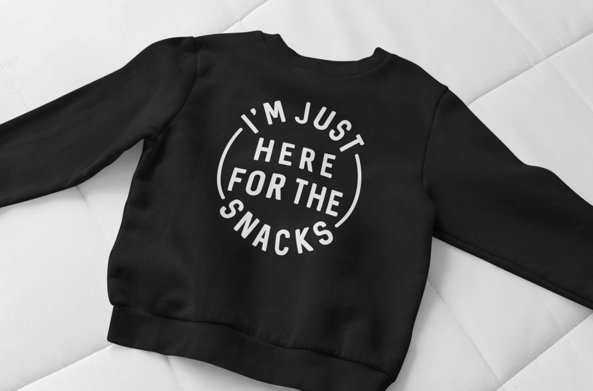 Here For the Snacks Crewneck